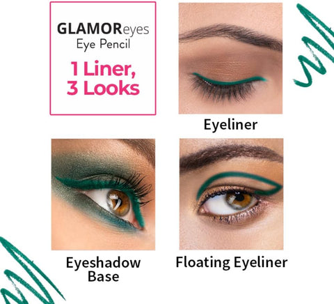 NYKAA Glamoreyes Eye Pencil Teal Spell 02