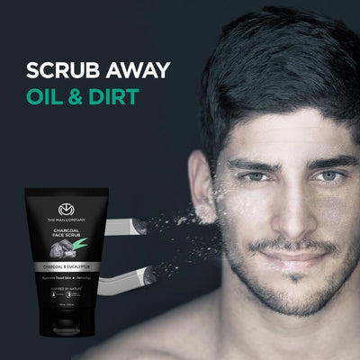 The Man Company Charcoal Face Scrub - Masks & Exfoliators, 100g - Image 6