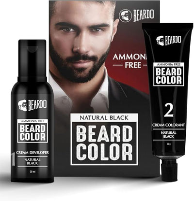 Beardo Beard Colour Black - Hair Colour & Styling, 60ml