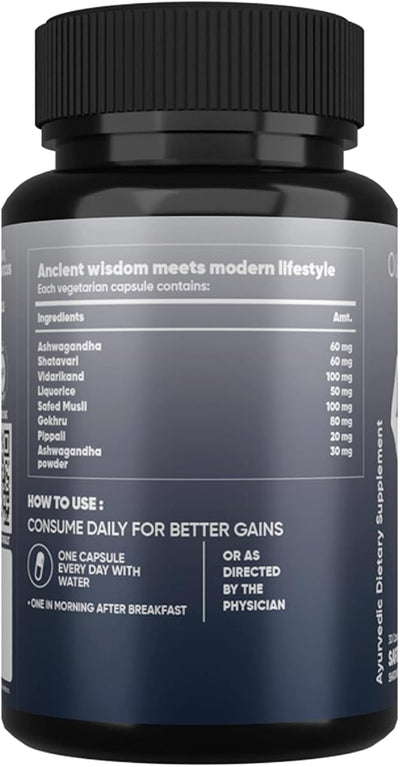 Aadar Power Build Ayurvedic Muscle Mass Gainer - 30 Capsules - Image 6