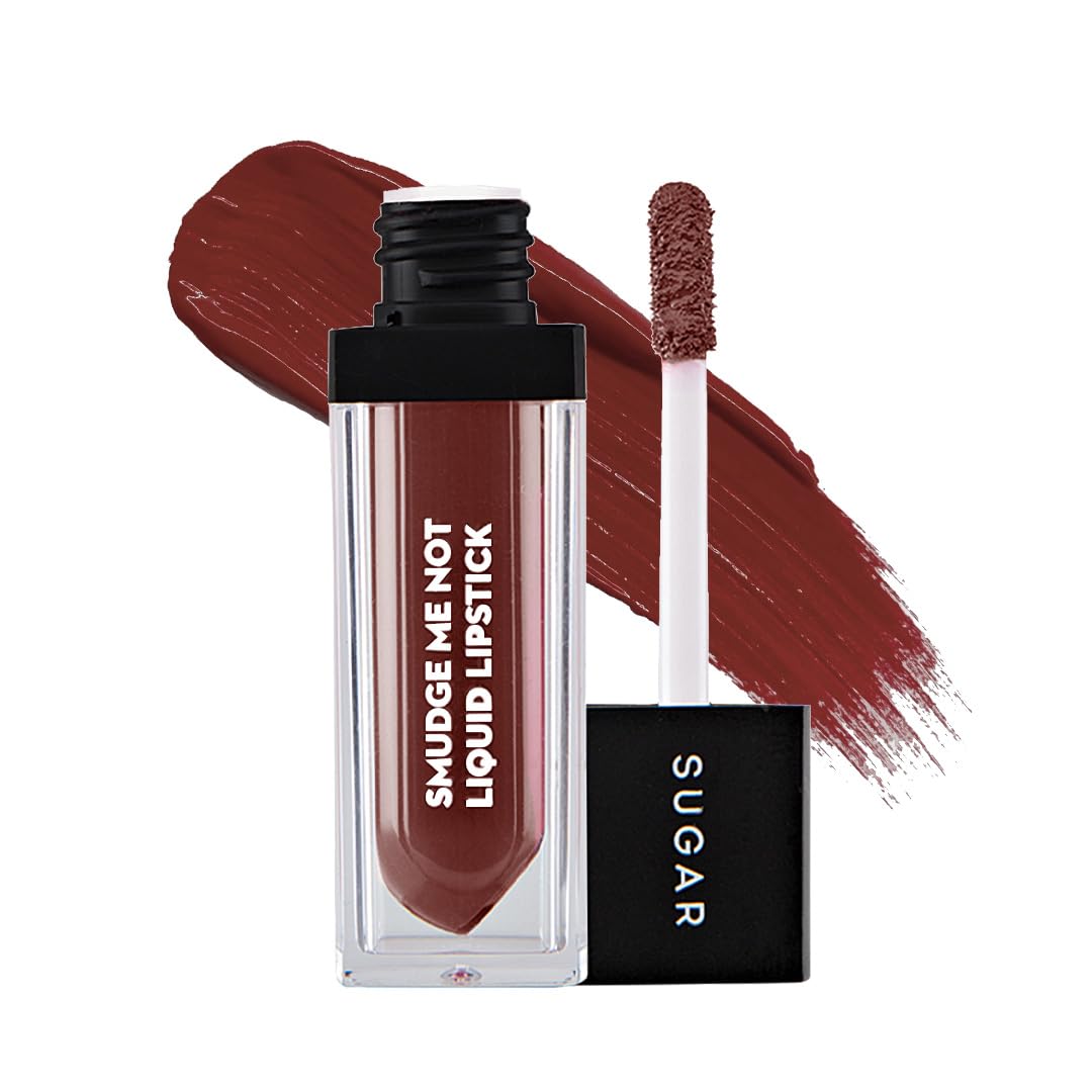 Sugar Cosmetics SUGAR Smudge Me Not Liquid Lipstick - 14 Teak Mystique
