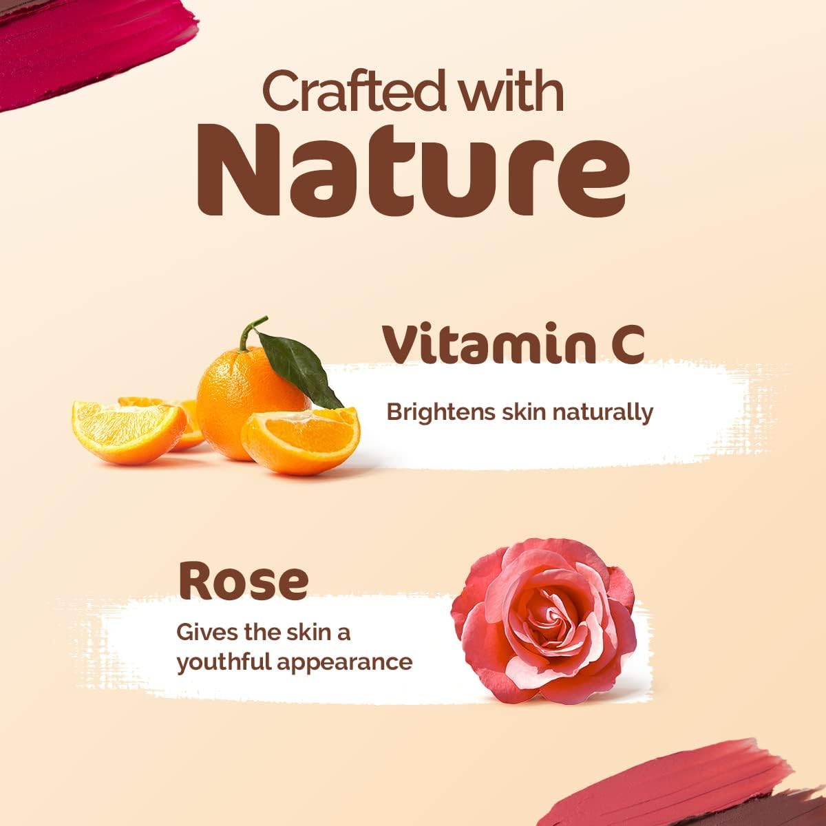 Mamaearth Nourishing Natural Lip Cheek & Eye Tint with Vitamin C & Rose - 4g - Image 3