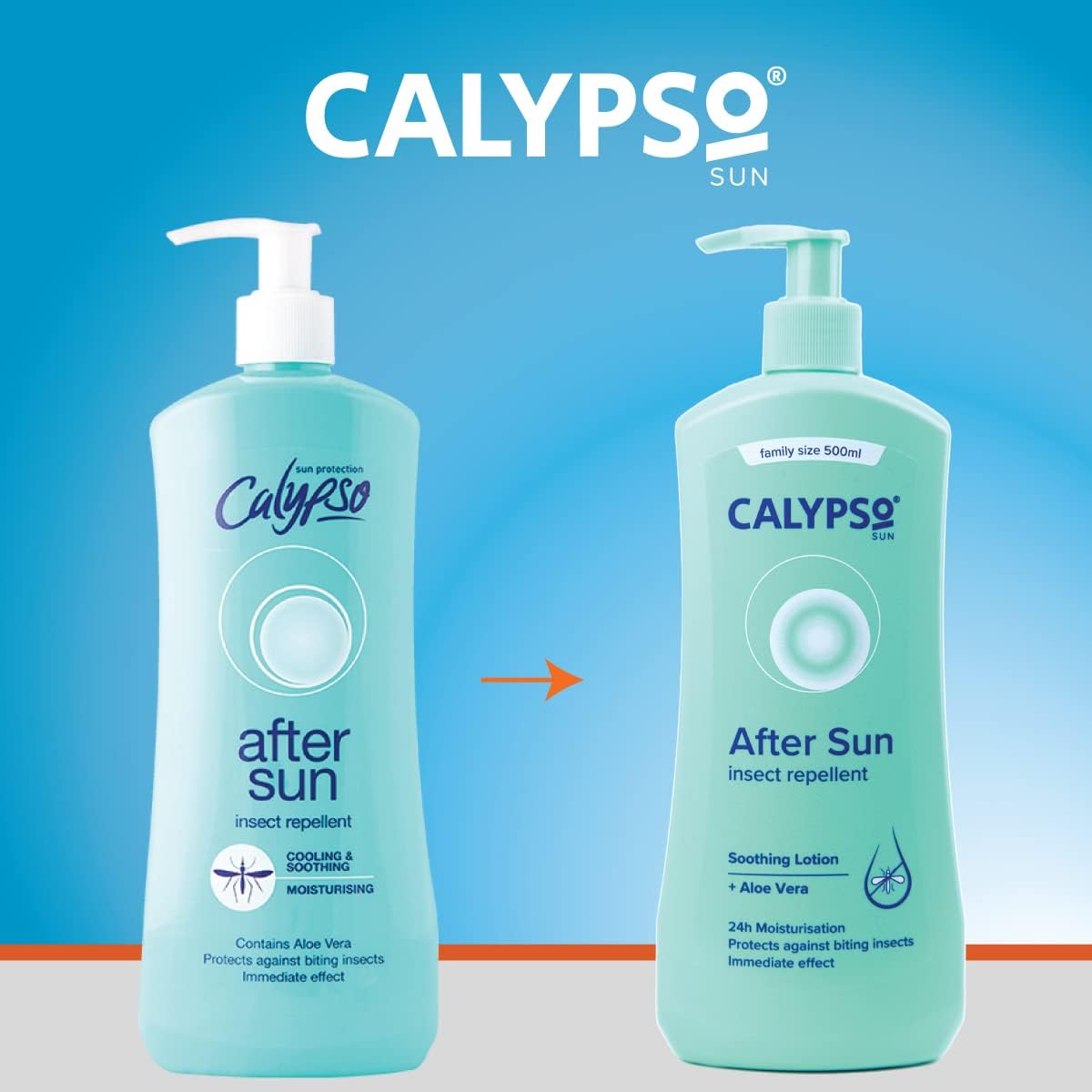 Calypso After Sun+ Insect Repel Lotion - Soothing Formula, 500ml - Image 6