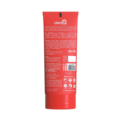 Clensta Red Aloe Vera Skin Glow Face Wash, 100ml - Image 8