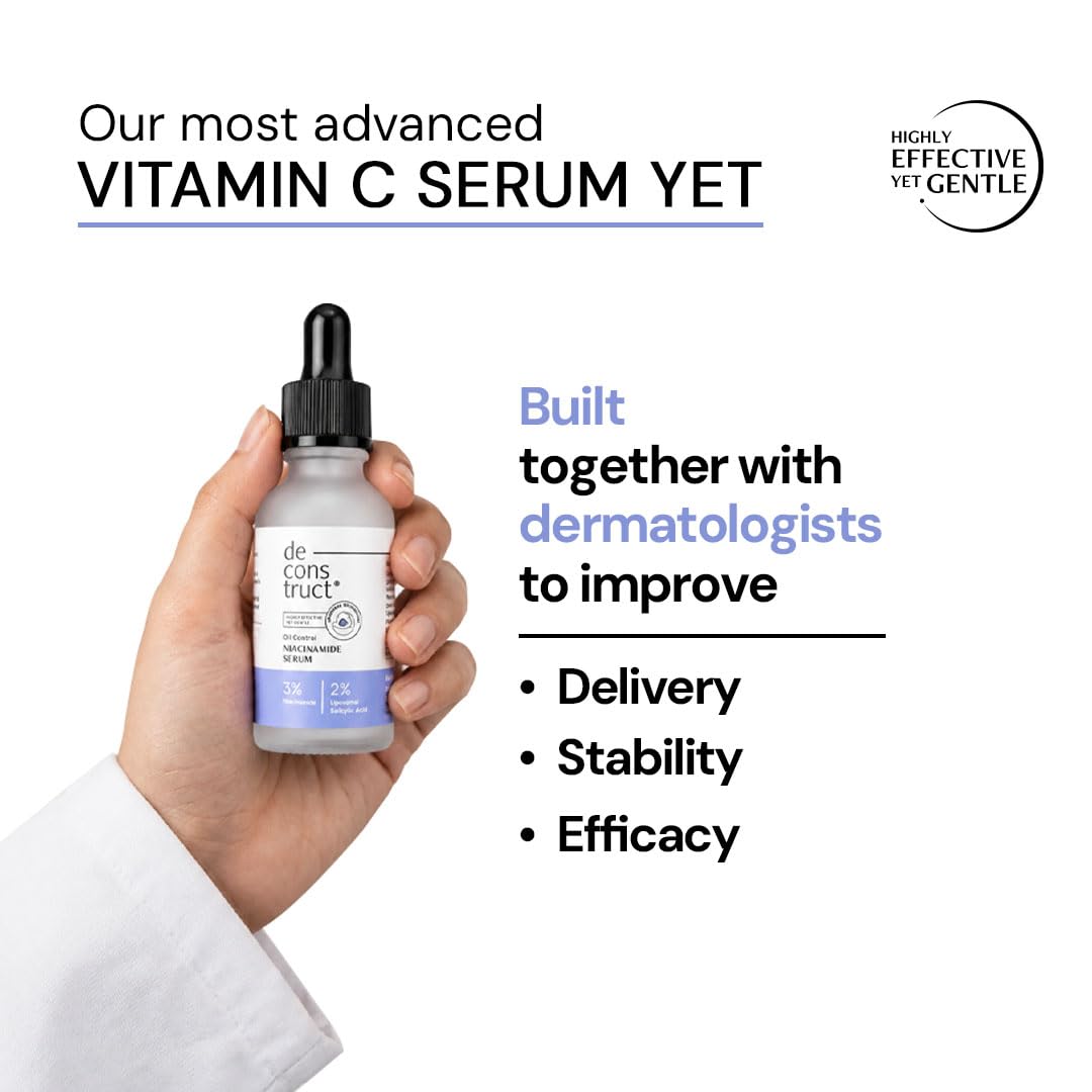 Deconstruct Face Serum - 2% Salicylic Acid + 3% Niacinamide - 30ml - Image 2