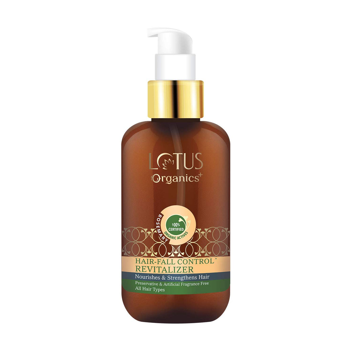 Lotus Organic Hair Fall Control Revitalizer - 100 Ml