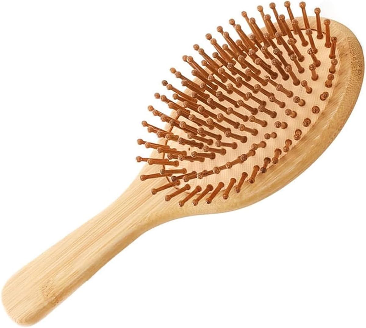 SugarBear Bamboo Hair Brush - Natural Anti-Static Paddle - 12/Case