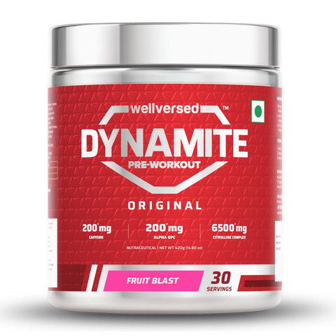 Wellversed Dynamite Pre-Workout Fruit Blast (420g)