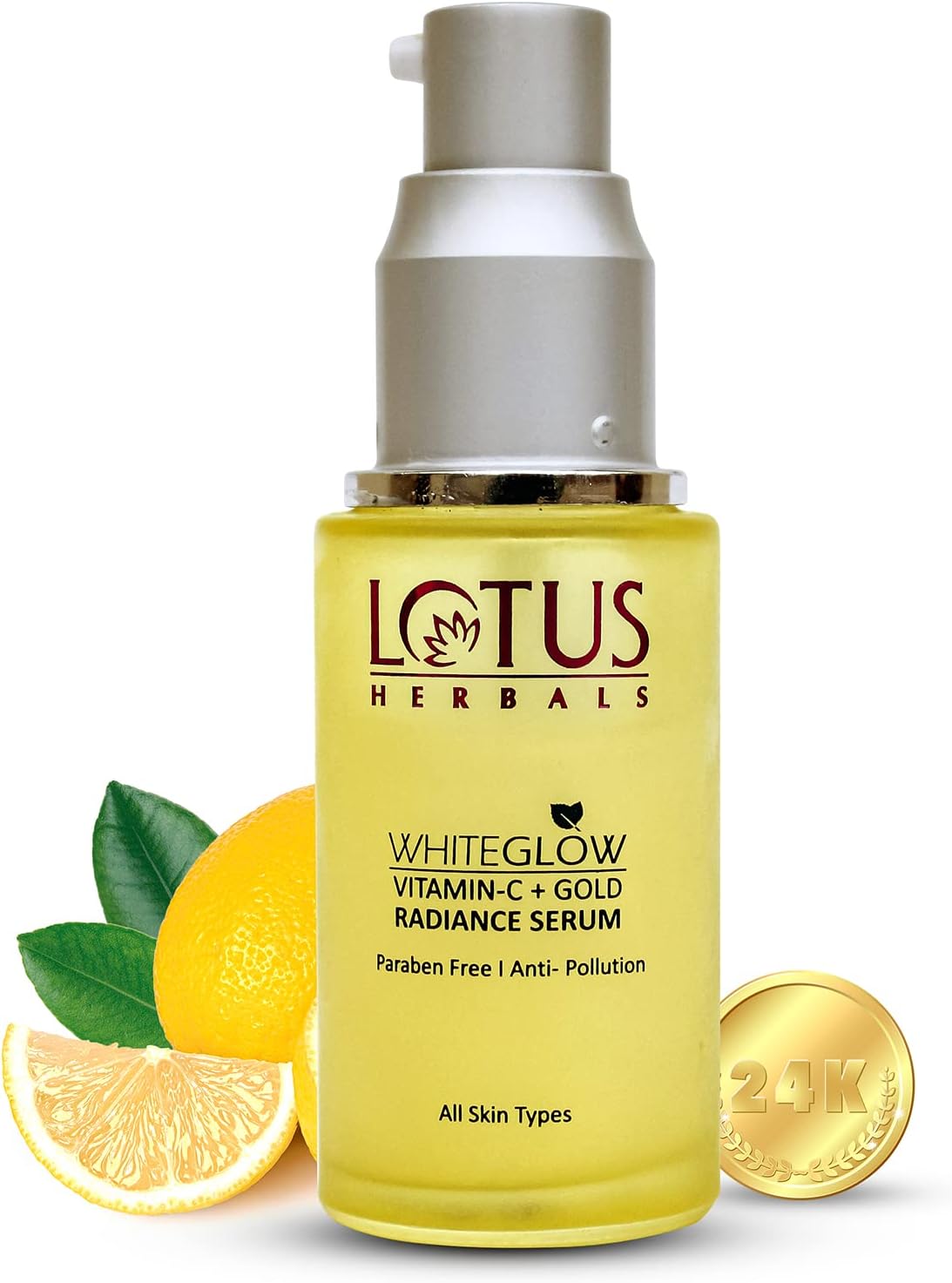 LOTUS Herbals White Glow Vitamin C + Gold Radiance Serum 30 ml -