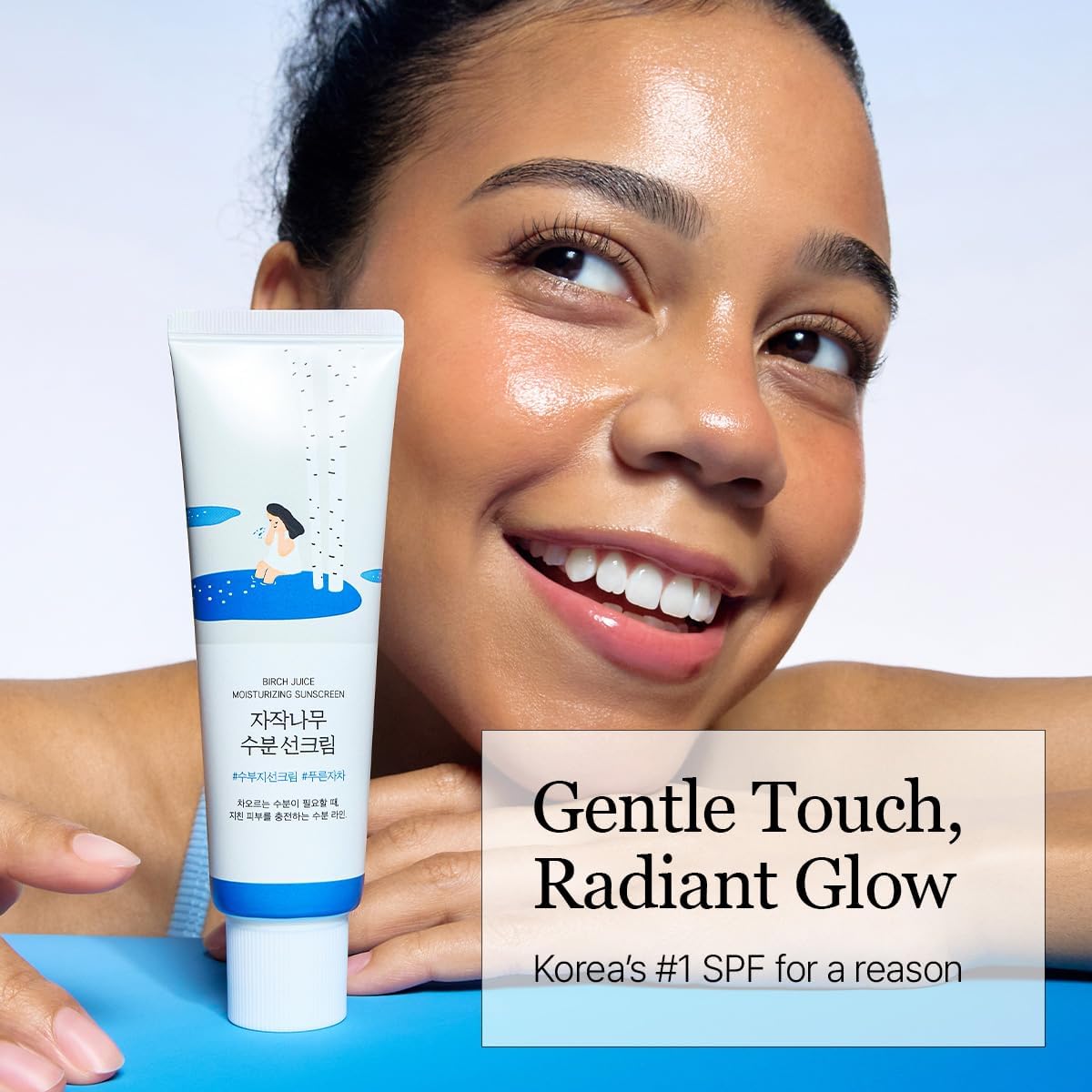 Round Lab Birch Juice Moisturizing Sunscreen SPF 50 - Lightweight, Organic, 50ml - Image 2