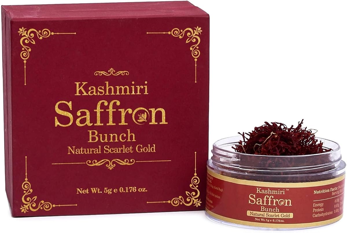 Vedapure A+ Grade Kashmiri Saffron Threads - 5g Pack