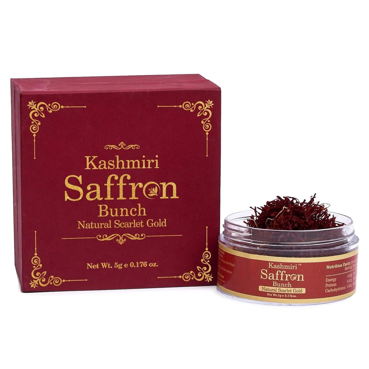 VEDAPURE A+ Grade Original Kashmiri Saffron/Kesar With Yellow Threads For Skin Beauty Tilak Sweets Biryani & Pregnant Women - 5 Gram (2)