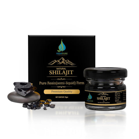 Vedapure Natural & Pure Shilajit/Shilajeet Resin for Men & Women ,15 Gram