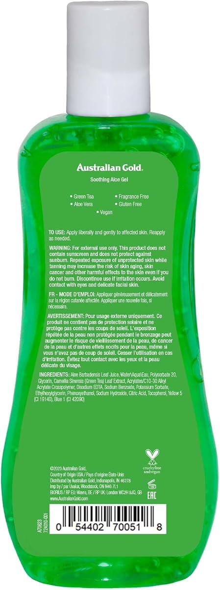 Australian Gold Soothing Aloe Gel - Ultra Calming, 237ml - Image 2
