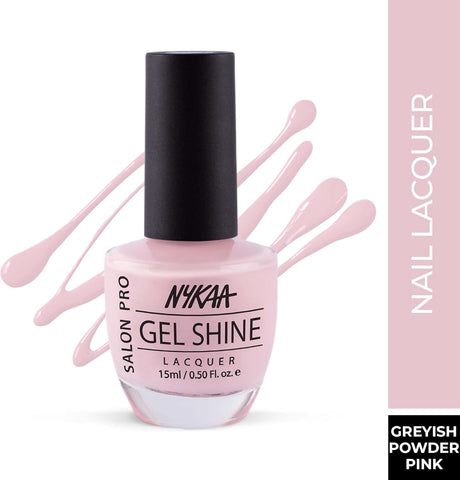 Nykaa Salon Shine Gel Nail Lacquer  Stockholm Alleys  15ml  Shade No. 216