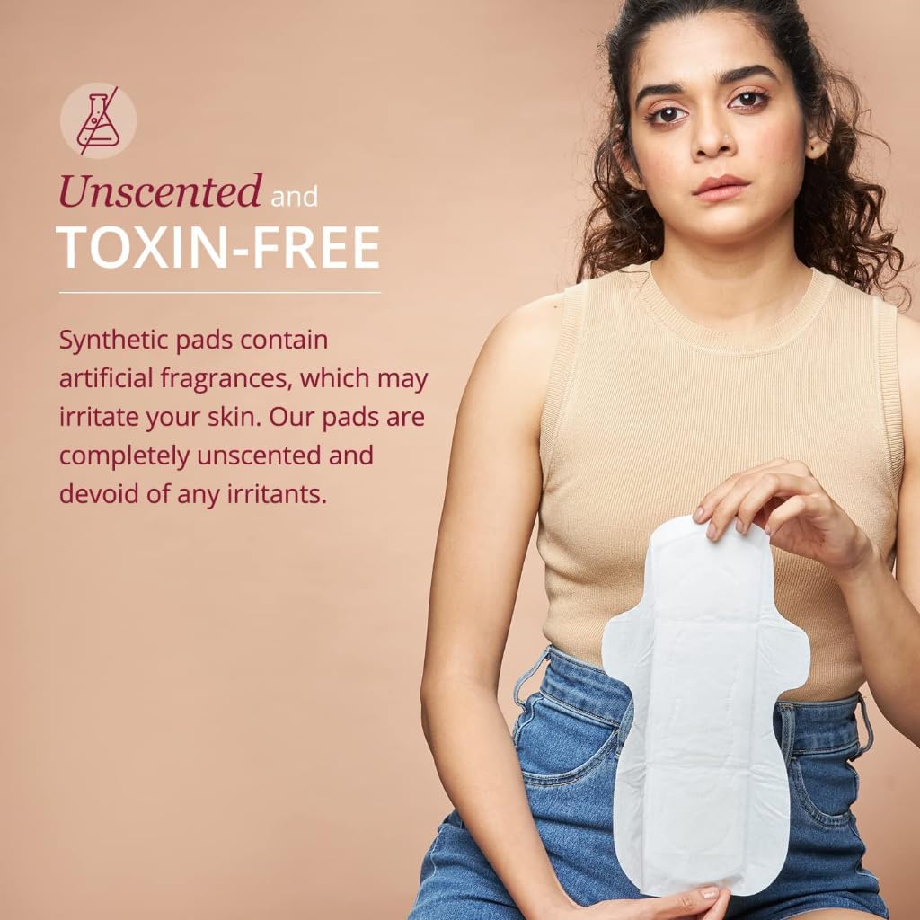 Carmesi Sensitive Sanitary Pads, Rash-Free Design, 30 Pack - Image 5