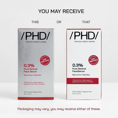 PHD 0.3% Pure Retinol Face Serum with Bakuchiol & Peptides - 30ml - Image 2