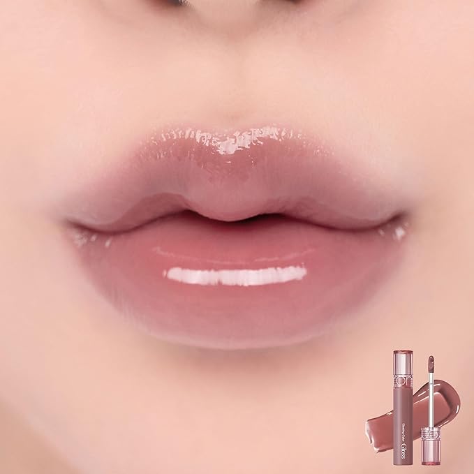 Rom&Nd Glasting Colour Gloss 05 Dim Mauve - High-Shine Lip Gloss, 5g - Image 6