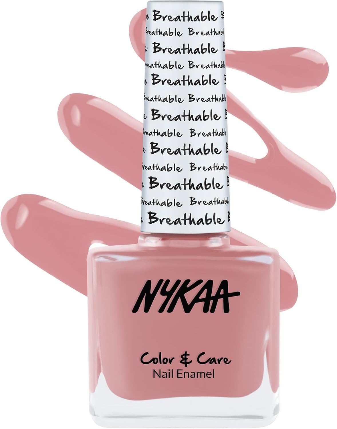 Nykaa Breathable Nail Enamel Pure Pink 314 - 10 ml