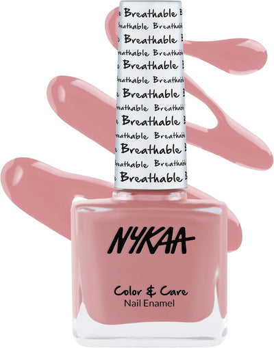 Nykaa Breathable Nail Enamel Pure Pink 314 - 10 ml