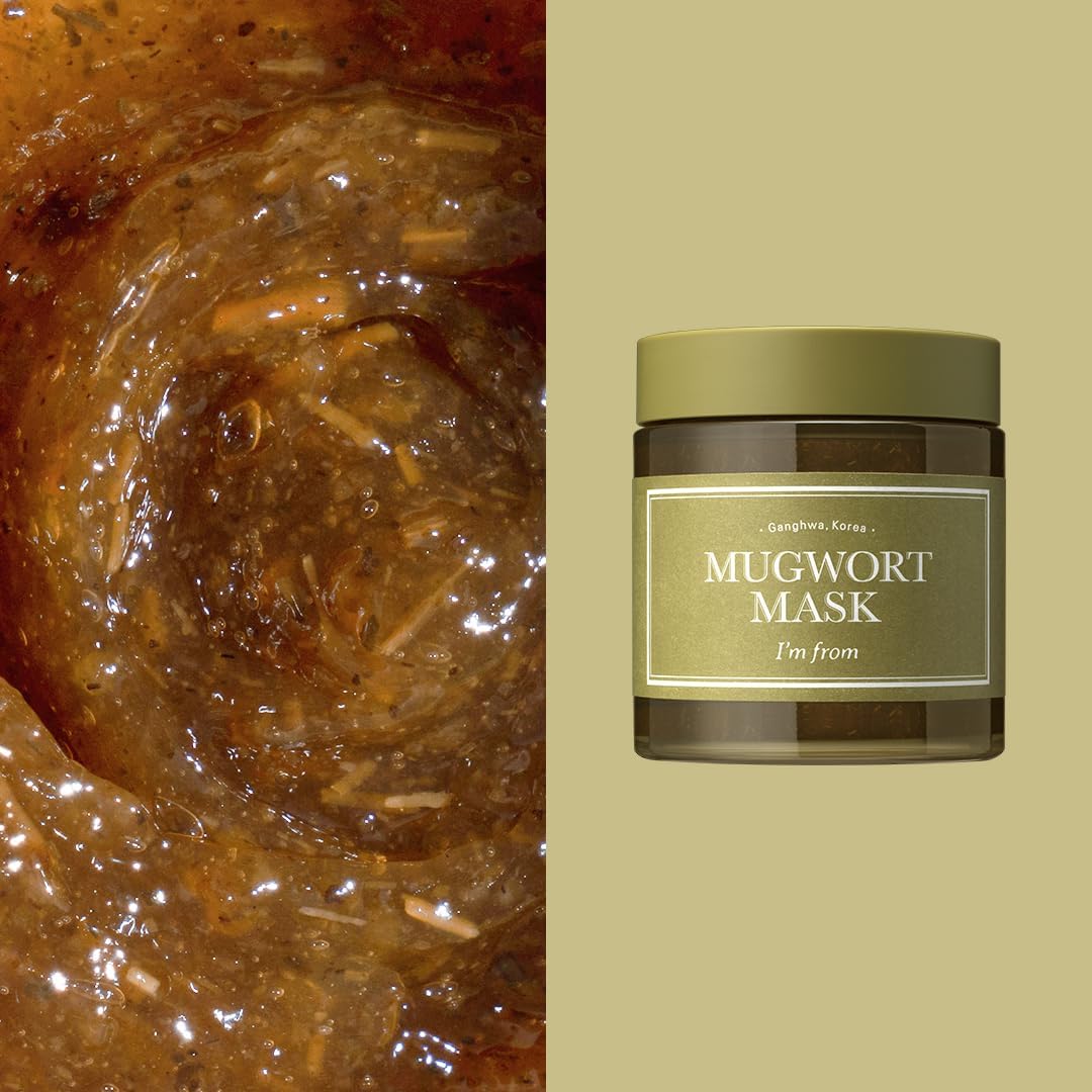 I'M FROM Mugwort Mask 110g - K-Beauty Calm & Soothe Facial Mask - Image 2
