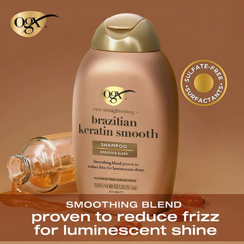 OGX SHAMPOO 385ML BRAZILIAN KERATIN