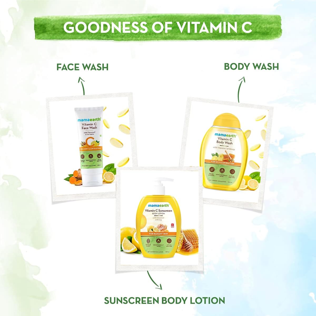 Mamaearth Vitamin C Sunscreen Body Lotion with SPF 30 - 300ml - Image 6