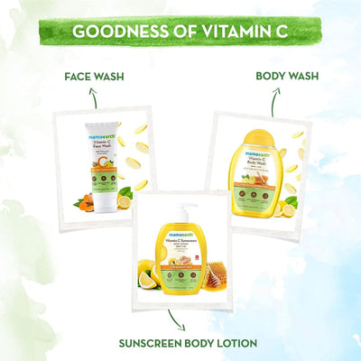 Mamaearth Vitamin C Sunscreen Body Lotion with SPF 30 - 300ml - Image 6