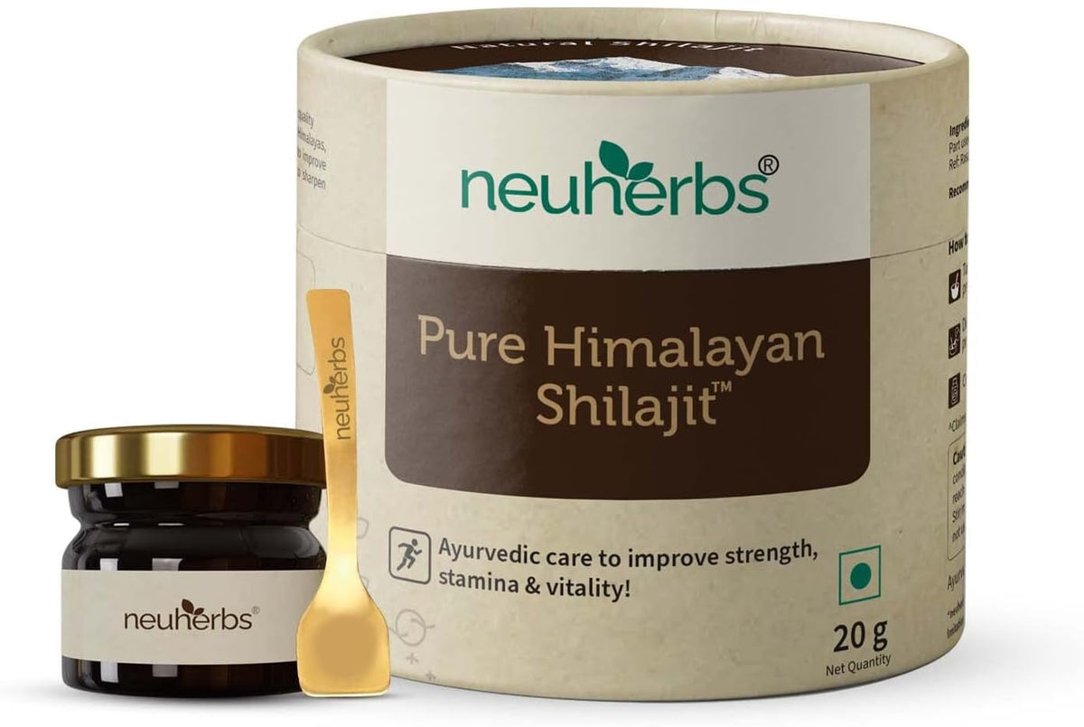 Neuherbs Pure Himalayan Shilajit Resin, Herbal & Ayurvedic, 20g