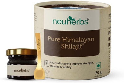 Neuherbs Pure Himalayan Shilajit Resin, Herbal & Ayurvedic, 20g