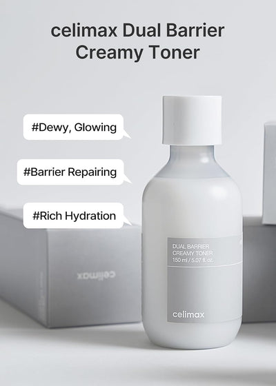 CELIMAX Dual Barrier Creamy Toner with Ceramides - 150ml - Image 2