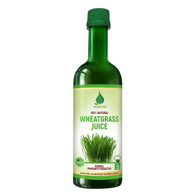 Vedapure Wheat Grass Juice, Herbal & Ayurvedic, 500 ml