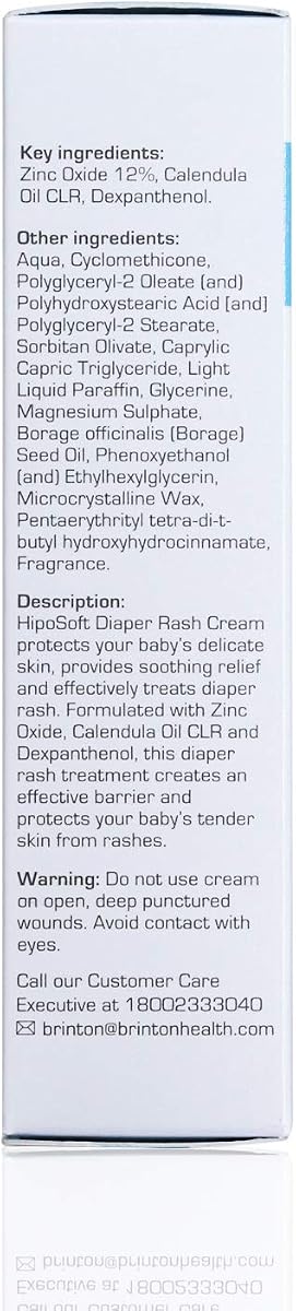 Brinton HipoSoft Diaper Rash Cream - Natural Blend with Zinc Oxide, 30g - Image 5