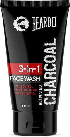 Beardo Activated Charcoal Face Wash 50 dia 100ml