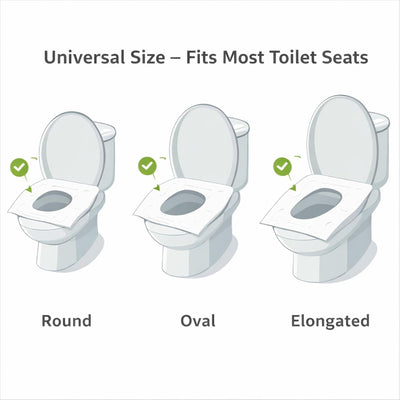Pee Safe Disposable Toilet Seat Cover - Paper-Based, Eco-Friendly - 20 Pieces - Image 7