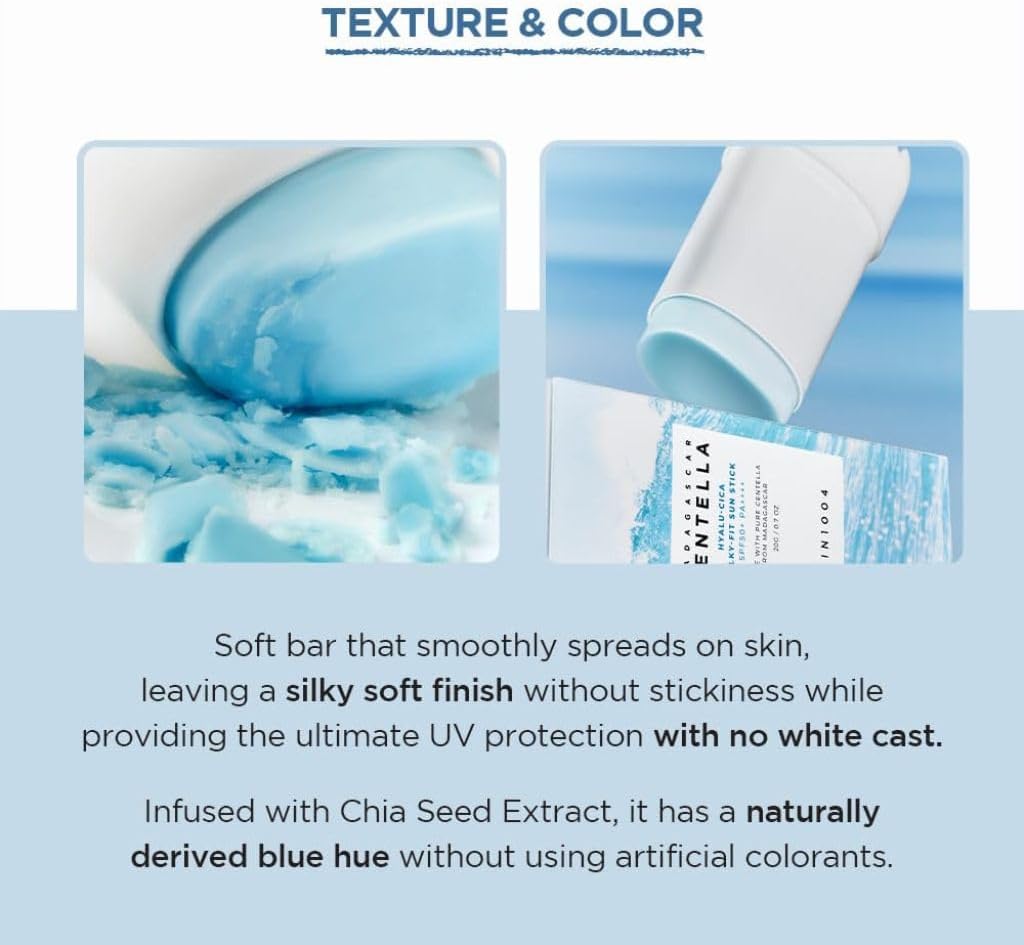 Skin1004 Madagascar Centella Hyalu-Cica Silky-Fit Sun Stick, 7g - Image 2
