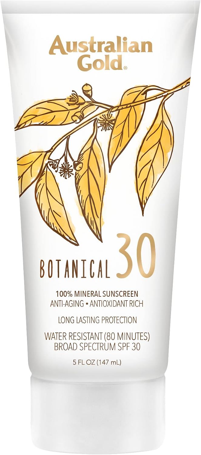 Australian Gold Botanical Tinted Face Sunscreen SPF 50 - Mineral Lotion, 89ml