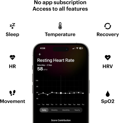 Ultrahuman Ring Air - Raw Titanium (Size 13) UHRA-IQF-RT-13