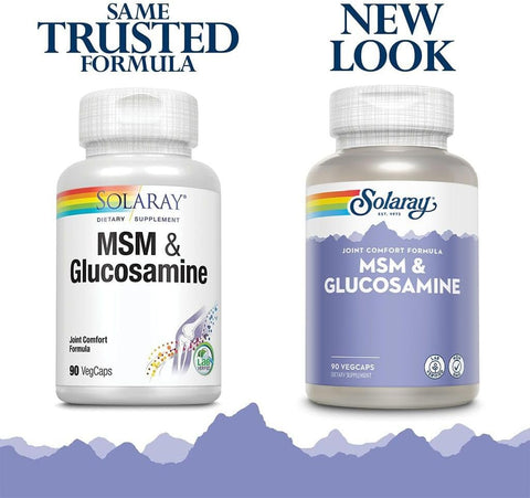 Solaray MSM & Glucosamine V-Cap 90's