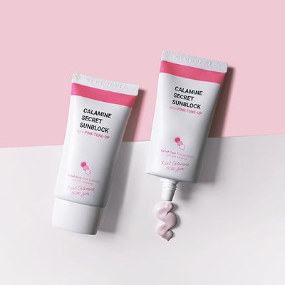 K-SECRET SEOUL 1988 Calamine Secret Sunblock - Pink Tone-Up, 50ml - Image 5