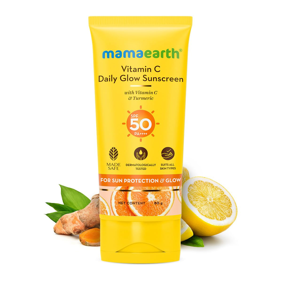 Mamaearth Vitamin C Daily Glow Sunscreen 80 g