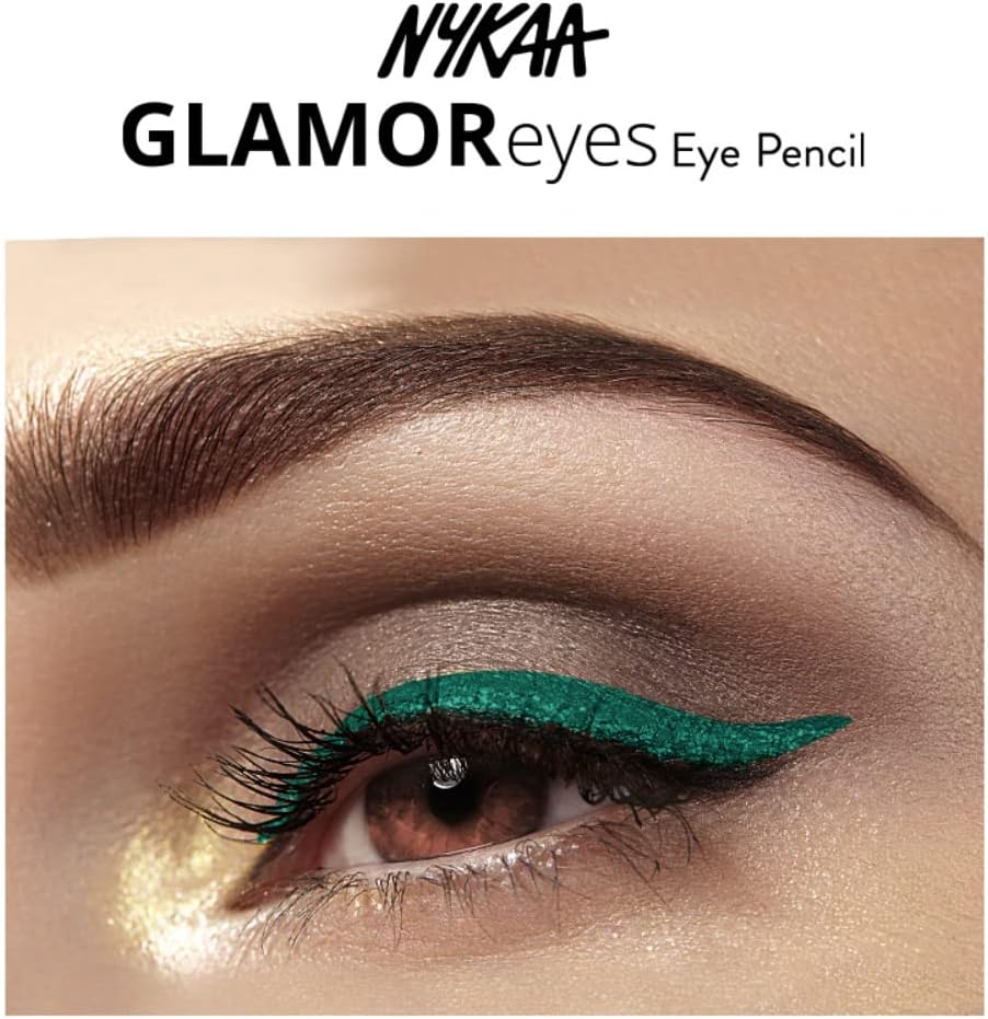 Nykaa Glamoreyes Eye Pencil Teal Spell 02 - Colour Cosmetics - Image 3