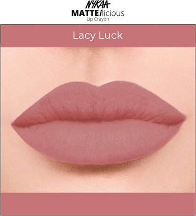 Nykaa Matteilicious Lip Crayon - Lacy Luck 10 - Image 3