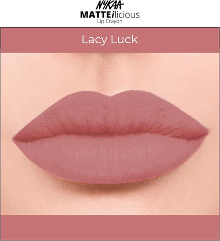 Nykaa Matteilicious lip crayon  Lacy Luck 10