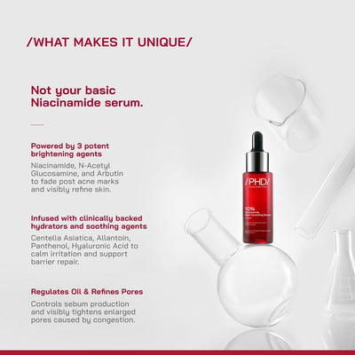 PHD 10 Niacinamide Spot Correcting Serum - 10% Strength, 30ml - Image 5