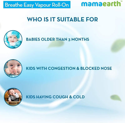 Mamaearth Breathe Easy Vapour Roll-On with Eucalyptus & Lavender Oil - 40ml - Image 4