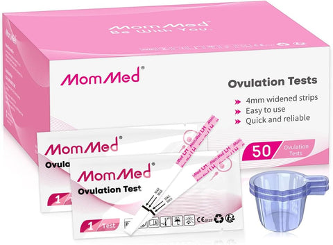Mommed 50 Lh Ovulation Predictor Kit With 50 Collection Cups For Women