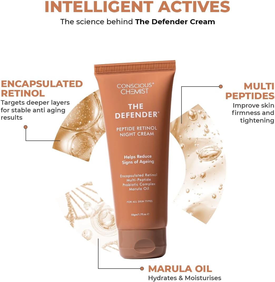 Conscious Chemist Retinol Moisturizer Cream - 0.2% Retinol, 50g - Image 3