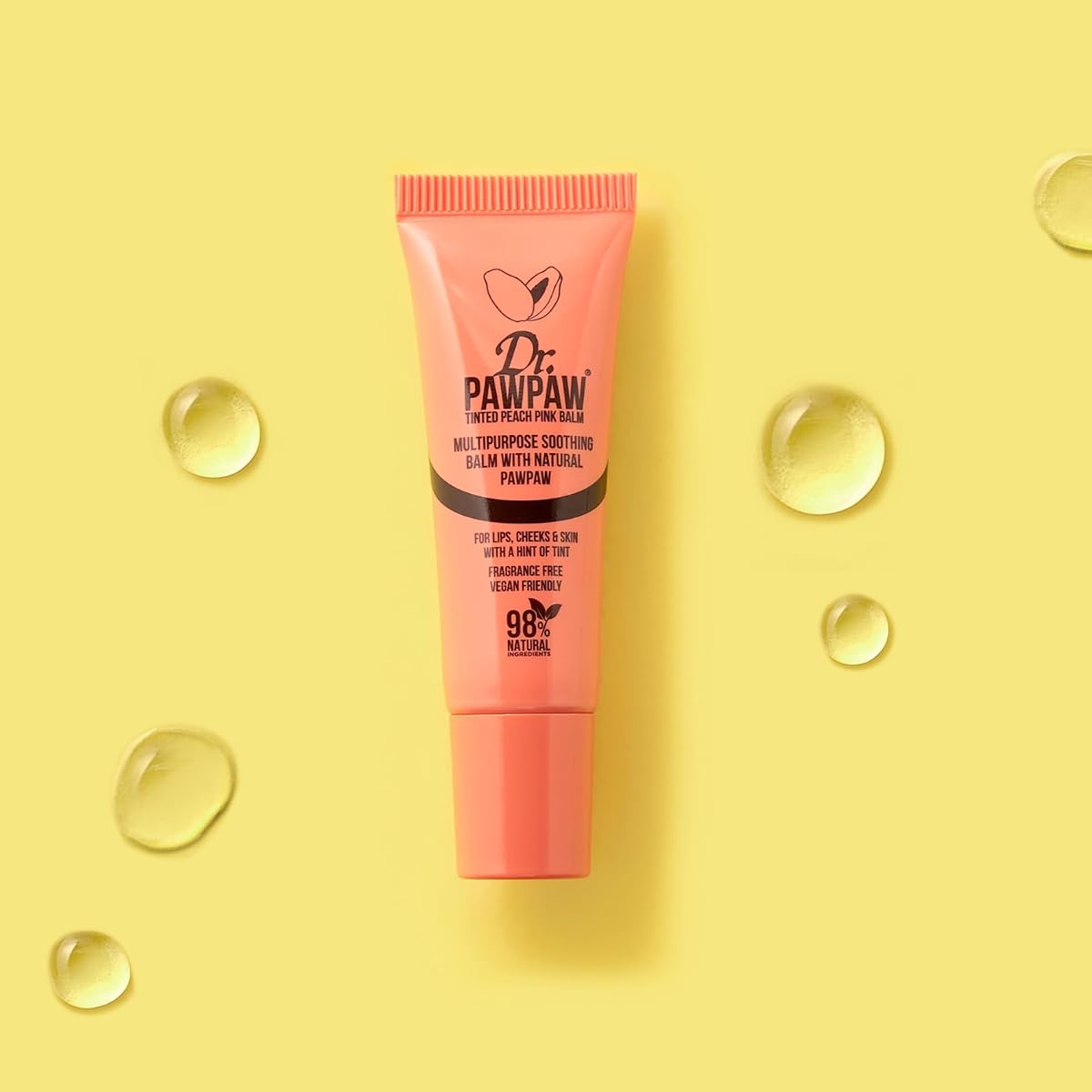 Dr. Pawpaw Tinted Peach Pink Lip and Skin Balm - 10ml - Image 8