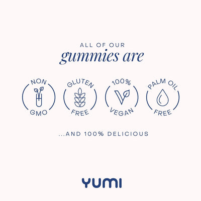 Yumi Gut Health Probiotic Strawberry Flavour Gummies - 60 Count - Image 7